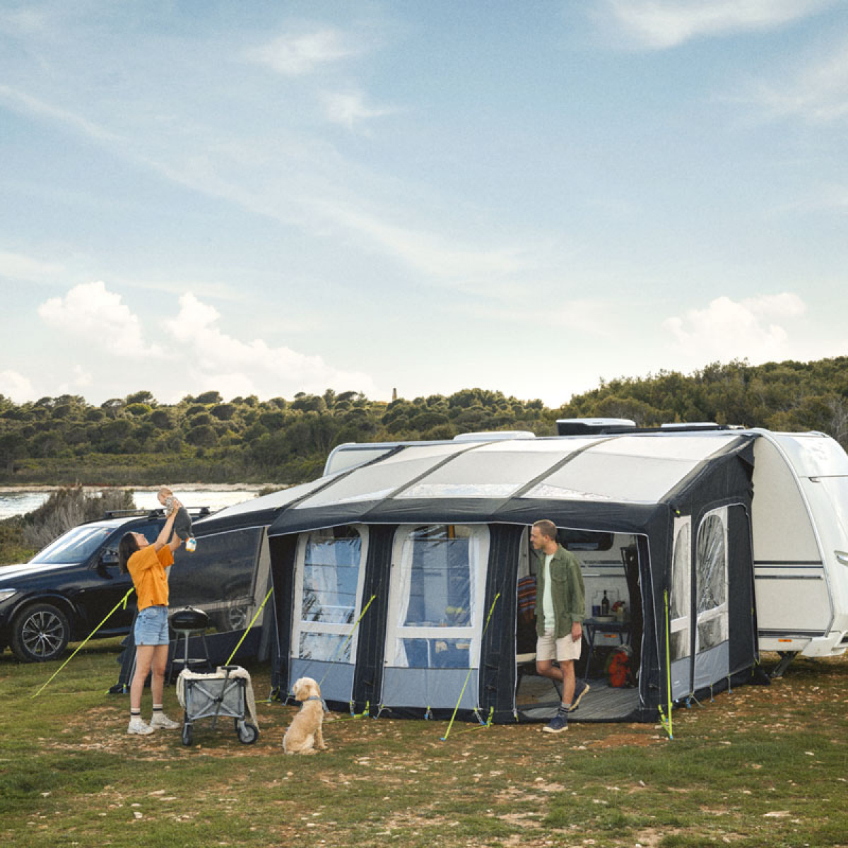 Dometic Ace Air Pro 400 ryhmässä Etuteltat & Markiisit / Matkailuauton Teltat / Ilmateltat matkailuautoihin / Kampa Dometic Ilmateltat @ Campmarket (71341)