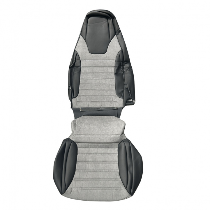 Tuolinpäälinen Musta/Harmaa Fiat Ducato 14- ryhmässä Matkailuvaunu & Matkailuauto / Tekstiilimatot & Päälliset / Istuinsuojat @ Campmarket (72977)