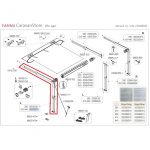 Fiamma Tukivarsi + Jalka Vasen 310-440 Versio 07