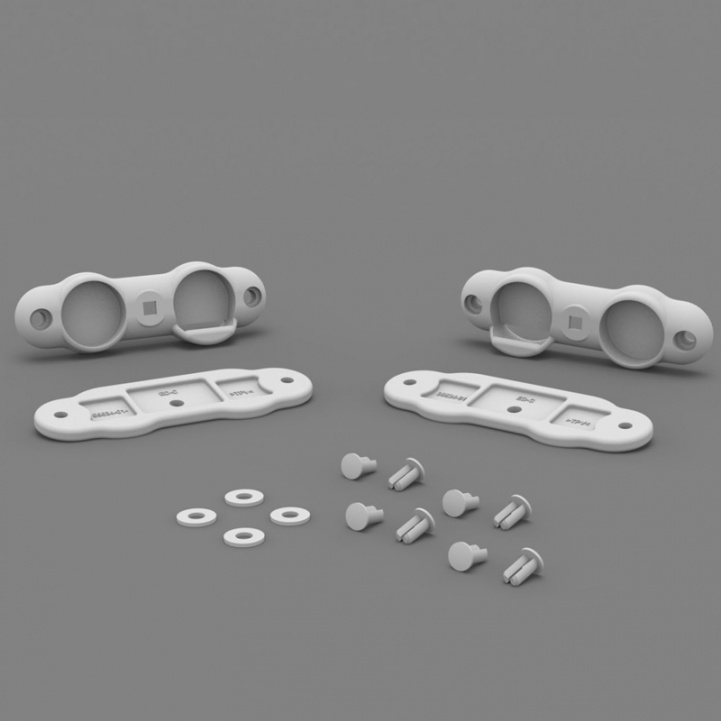 Fiamma Rafter Wall Support Kit 2pcs 98655-707 / 98673-707 ryhmässä Etuteltat & Markiisit / Markiisit / Matkailuvaunu Markiisit / Varaosat Matkailuvaunun Markiiseihin / Varaosat Caravanstore @ Campmarket (73422_09)