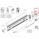Fiamma Päätykansi Oikea F45S Valkoinen 2019-