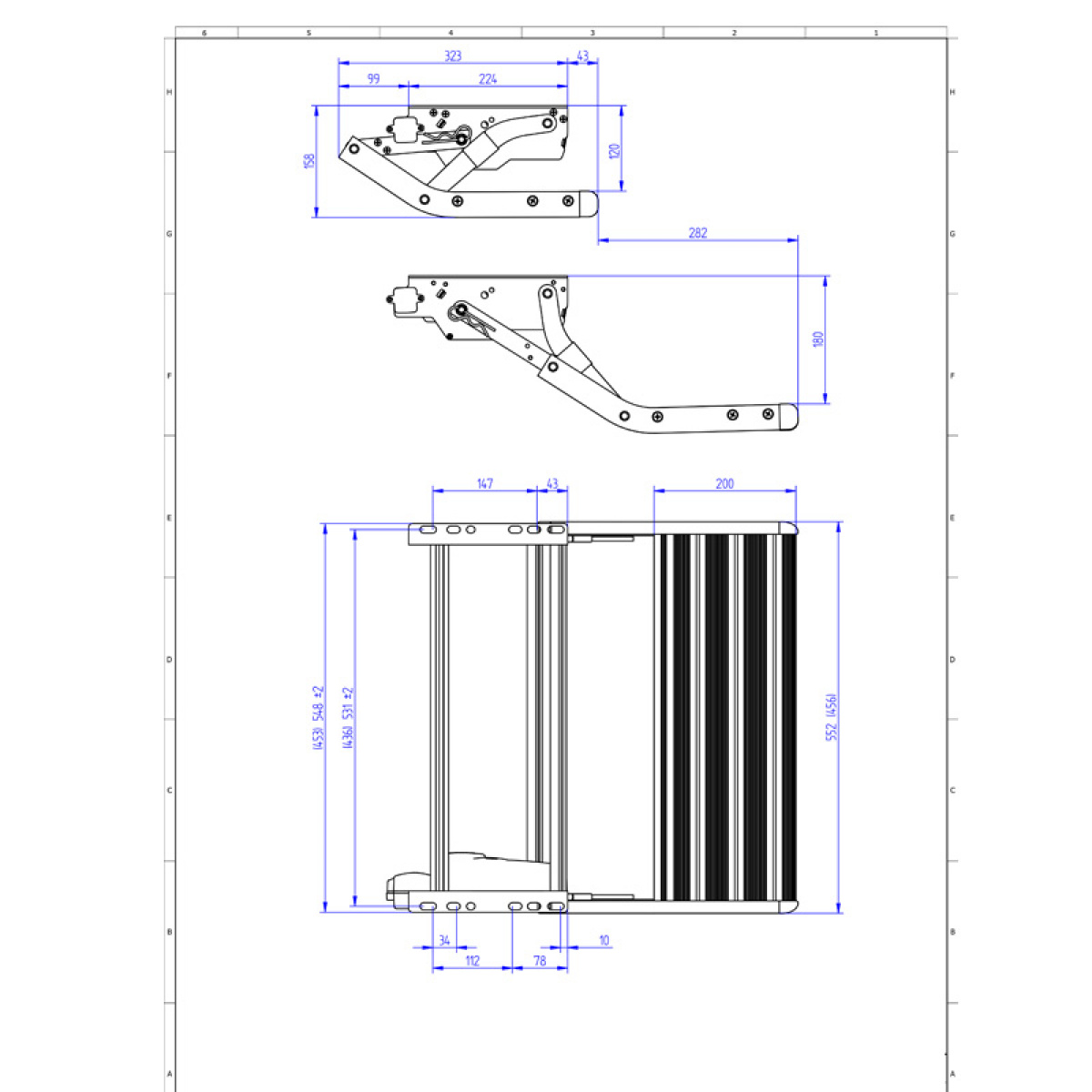 Thule V15 Askelma 12V 550 mm ryhmässä Matkailuvaunu & Matkailuauto / Koriosat / Asennetut Askelmat @ Campmarket (73645)