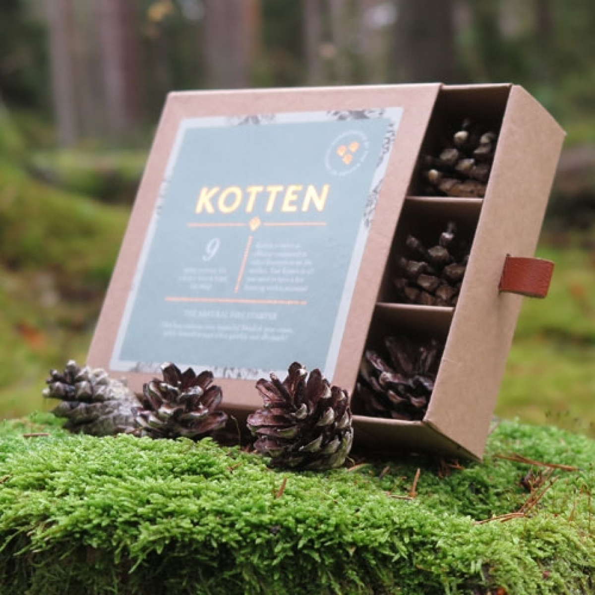 Lahjapaketti \'\'Kotten\'\' Käpy ryhmässä Koti & Sisustus / Koriste & Hyvinvointi @ Campmarket (73766)