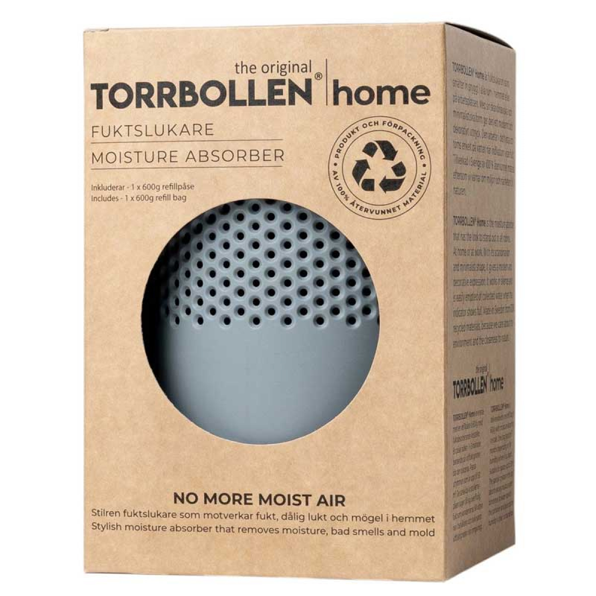 Torrbollen Home Harmaa