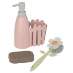 Tiskaussetti Florganic Vaaleanpunainen