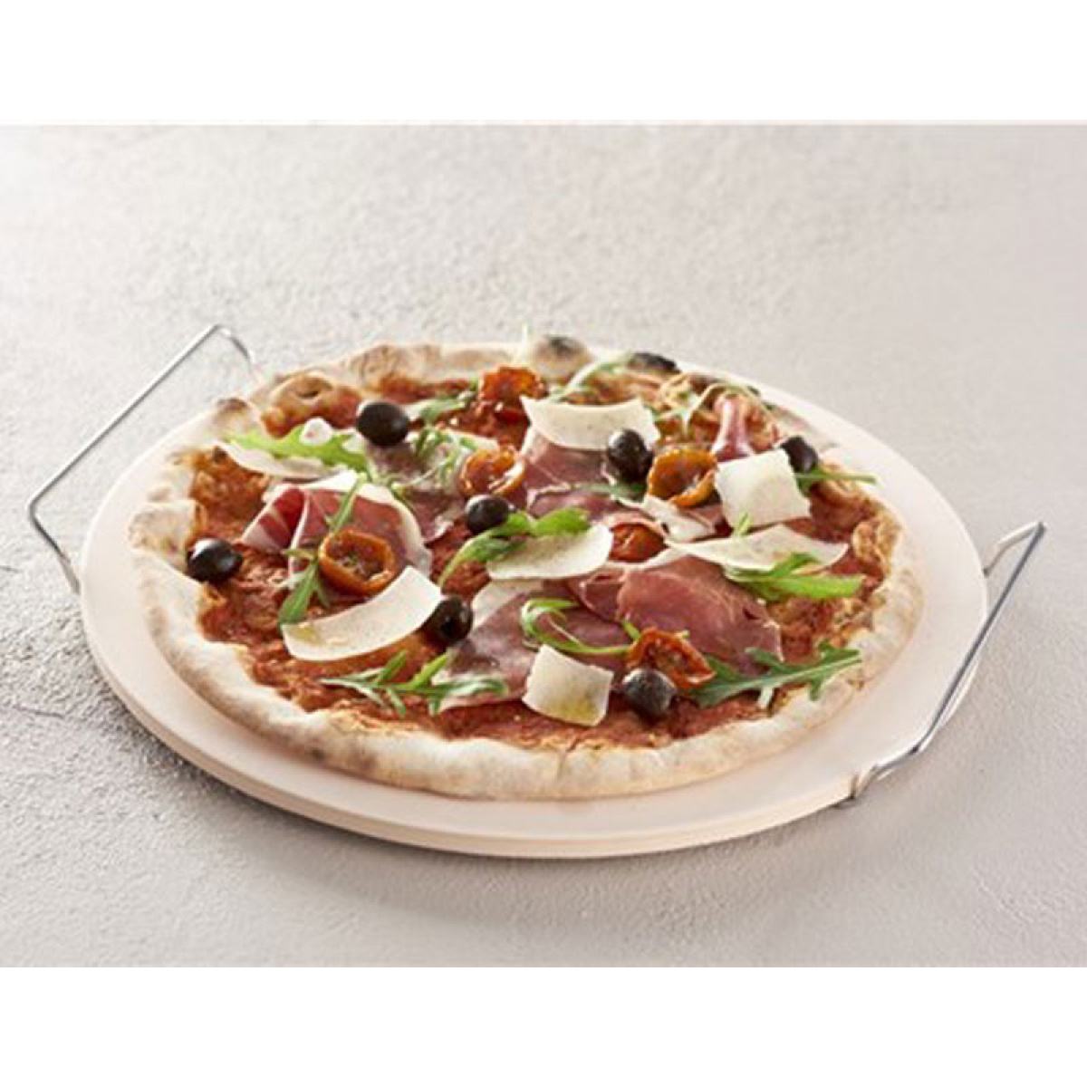 Pizzakivi Kahvoilla 33cm ryhmässä Kotitalous & Keittiö / Grillit / Grilli Lisävarusteet @ Campmarket (73968)