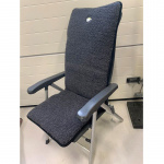 Ullbädden Stina Istuintyyny Harmaa/musta 50x136cm