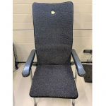 Ullbädden Stina Istuintyyny Harmaa/musta 50x136cm