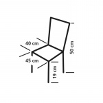 Minor Kokoontaitettava Rantatuoli Musta