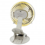 Ladattava Tuuletin Klipsillä ja LEDillä