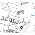 Dometic Ilman Ohjauslevy Kattoikkunaan