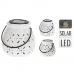 Lyhty Pieni Valkoinen Keraaminen