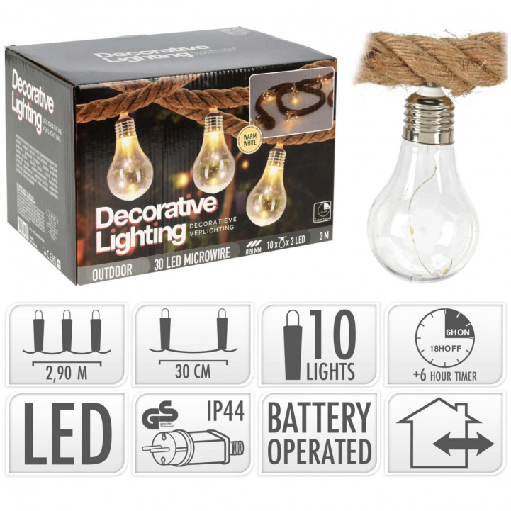 Köysi valonauha ryhmässä Koti & Sisustus / Valaistus & Lyhdyt @ Campmarket (76491)