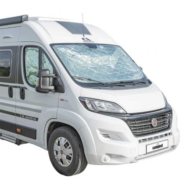Campout Eristysmatto Fiat Ducato X290 Alk. 2014 (X290) ryhmässä Matkailuvaunu & Matkailuauto / Tekstiilimatot & Päälliset / Eristysmatot / Eristysmatot puoli-integroiduille asuntoautoille / Fiat Ducato 2015- @ Campmarket (76648)