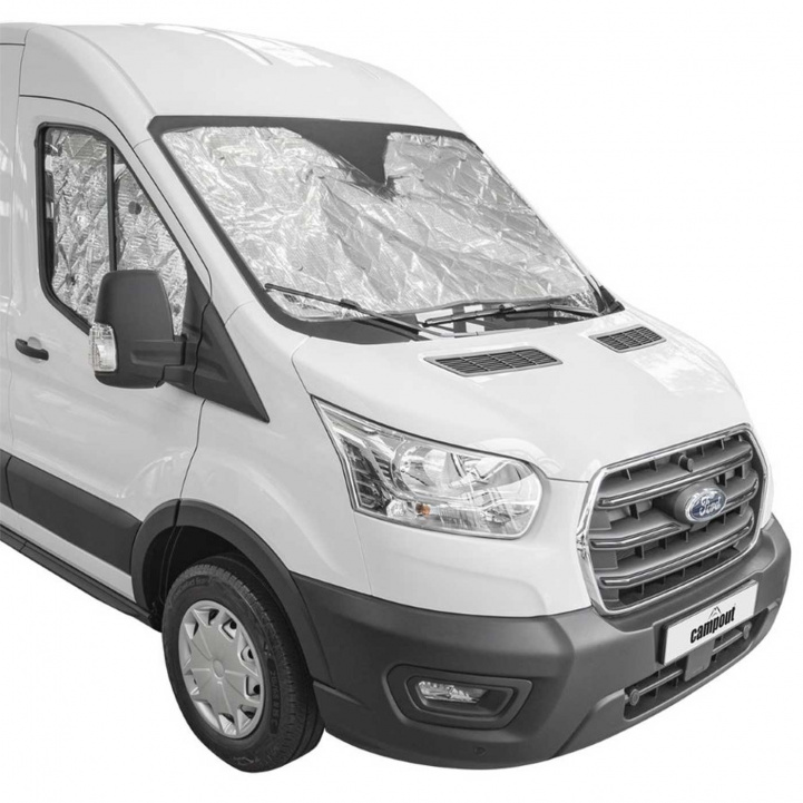 Campout Eristysmatto Ford Transit Alk. 2000-2014 ryhmässä Matkailuvaunu & Matkailuauto / Tekstiilimatot & Päälliset / Eristysmatot / Eristysmatot puoli-integroiduille asuntoautoille / Ford Transit 2007- @ Campmarket (76649)