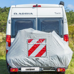 Campout Polkupyöränsuoja XL 2 Pyörälle Tasku Varoituskyltille