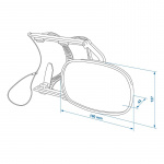 ProPlus Asuntovaunu Taustapeili Basic