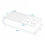 ProPlus Säilytysteline Lautasille ja Kupeille