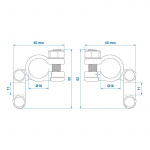 ProPlus Akku Kengät 2 kpl (1+ ja 1-)