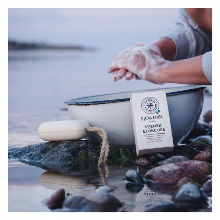 Ruotsalainen Suolavesisaippua 200g ryhmässä Vesi & Sanitaatio / Kylpyhuoneen Tuotteet @ Campmarket (77186)