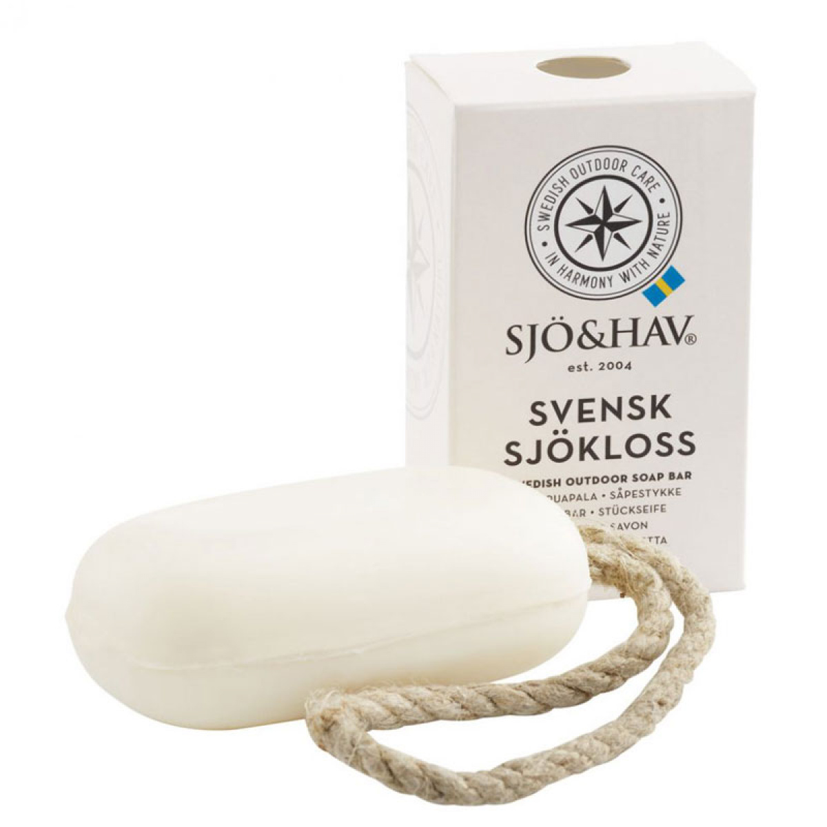 Ruotsalainen Suolavesisaippua 200g ryhmässä Vesi & Sanitaatio / Kylpyhuoneen Tuotteet @ Campmarket (77186)