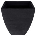 Ruukku uurrettu suorakaiteen muotoinen korkeus 41cm Mitat 39x39cm antrasiitti