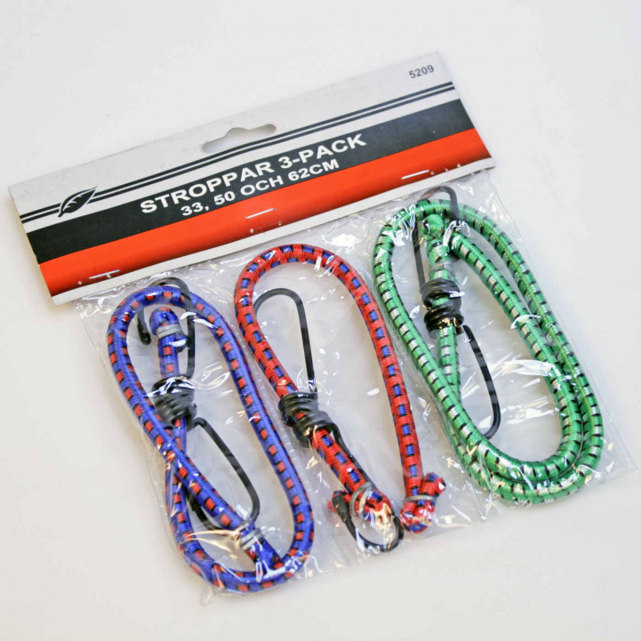 Kuminauhat 3 kpl. 30, 50, 62 cm ryhmässä Matkailuvaunu & Matkailuauto / Koriosat / Polkupyörätelineet / Lisätarvikkeet @ Campmarket (77372)
