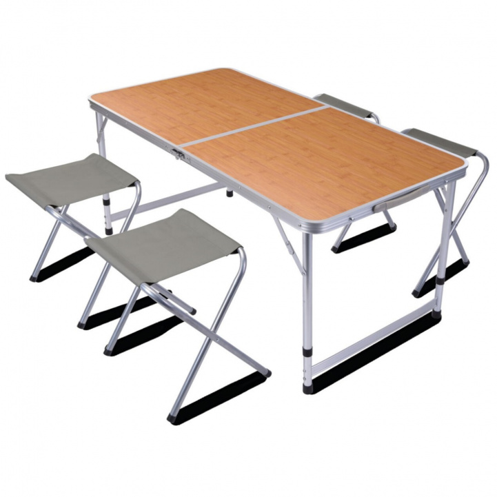 Retkeilypöytäsetti 5-osaa ryhmässä Retkeilykalusteet / Tuolit / Taitettavat Tuolit @ Campmarket (78088)