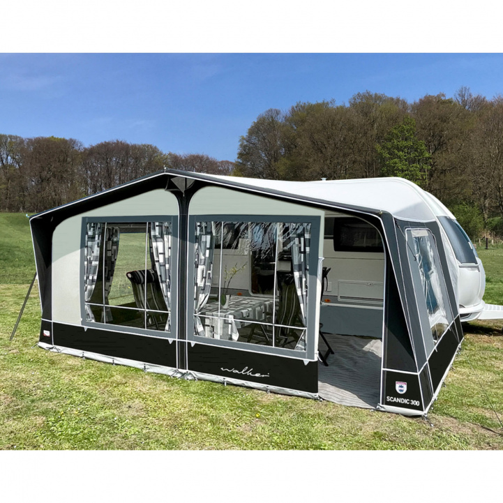 Walker Etuteltta Scandic 300 ryhmässä Etuteltat & Markiisit / Asuntovaunun Etuteltat / A-mitta Teltat / Syvyys 3,0m @ Campmarket (78310)