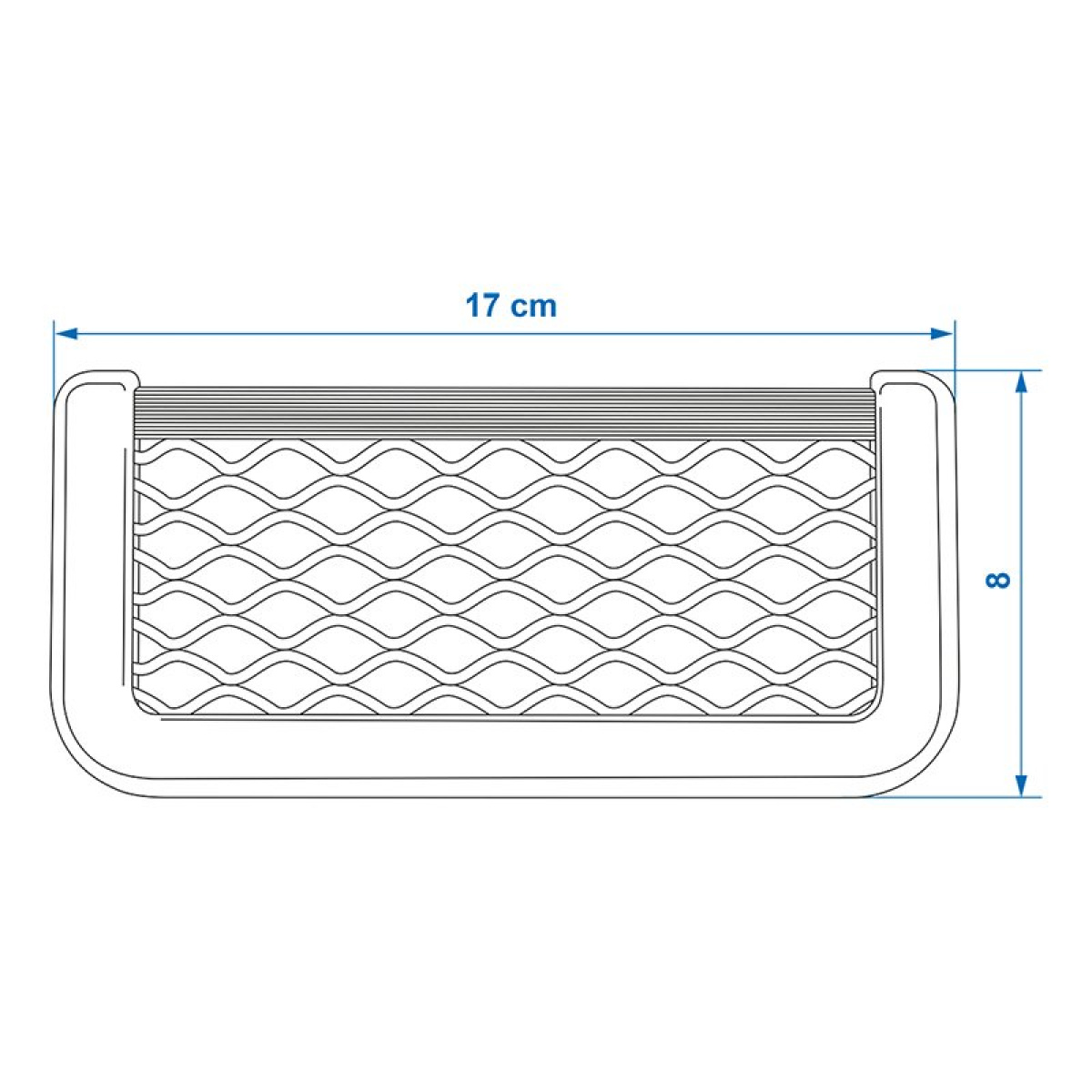 ProPlus Säilytysverkko Elastinen 17x8 cm ryhmässä Matkailuvaunu & Matkailuauto / Koriosat / Muut Tuotteet @ Campmarket (78325)