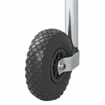 ProPlus Tukipyörä 48 mm Muovivanne Ilmarenkaalla 260x85 mm