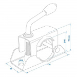 ProPlus Puristin 48 mm Kiinnike Tukipyörään