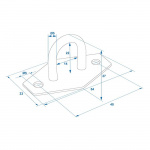 ProPlus Kuorman Kiinnityslaite Pyöreä 36 mm