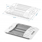 ProPlus Tiskiteline Taitettava Muovi
