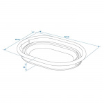 ProPlus Kokoontaittuva Pyykkikori 17L