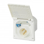 ProPlus Sähkötulo CEE Neliö Valkoinen