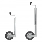 ProPlus Tukipyörä 48mm Metallivanne Kiinteällä Kumirenkaalla 200x50 mm