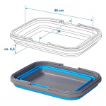 ProPlus Tiskiallas 16L Kokoontaitettava