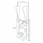 ProPlus Sähkötulo CEE Suorakulmainen Musta