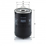 Öljynsuodatin W940/69 Iveco Öljynsuodatin W940/69 Iveco