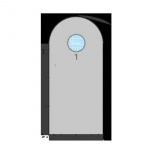 Isabella Casa Ovimoduuli Pyöreä Ikkuna