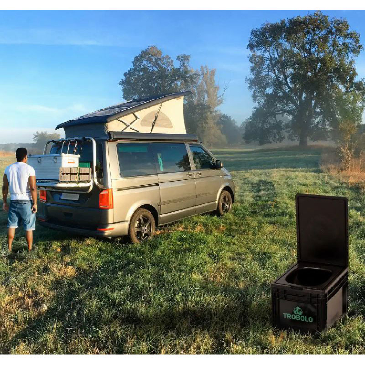 Trobolon Kannettava W Autolaatikko ryhmässä Vesi & Sanitaatio / WC-istuimet / Retkeily WC / Kannettavat WC @ Campmarket (78831)