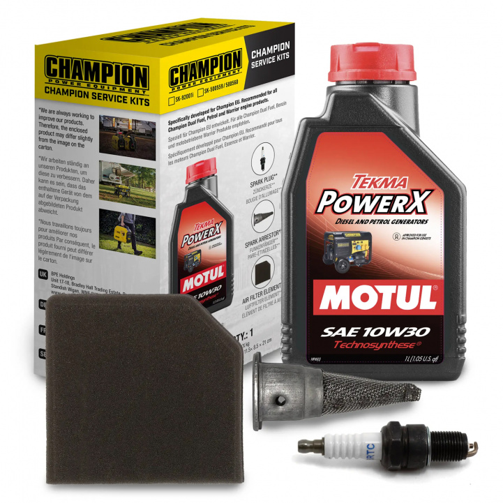 Champion Service Kit - 2200-serien ryhmässä Matkailuvaunu & Matkailuauto / Elektroniikka / Sähkökeskukset & Sähkögeneraattorit / Voimalaitokset @ Campmarket (78867)