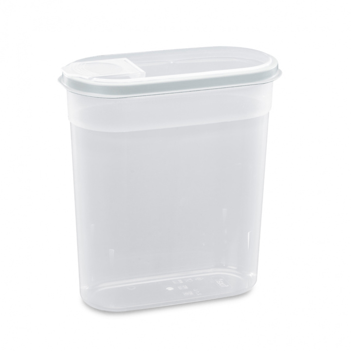 Ripotuspurkki 2,1L Kirkas/Valkoinen ryhmässä Kotitalous & Keittiö / Keittiötarvikkeet / Ruokasäilytys @ Campmarket (79071)