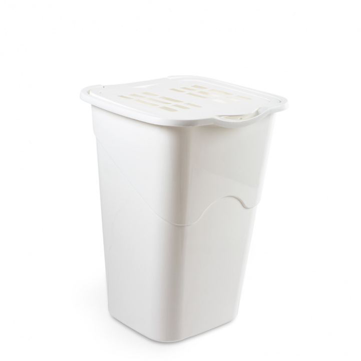 Pyykkikori 50L Valkoinen ryhmässä Kotitalous & Keittiö / Pesu, Siivous & Tiskaus / Siivous @ Campmarket (79107)