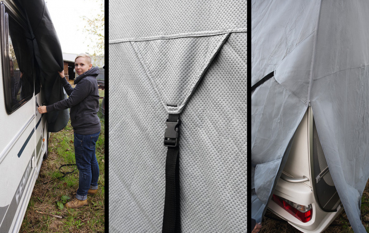 ReimoTent Asuntovaununsuoja ryhmässä Matkailuvaunu & Matkailuauto / Tekstiilimatot & Päälliset / Suojat @ Campmarket (79156)