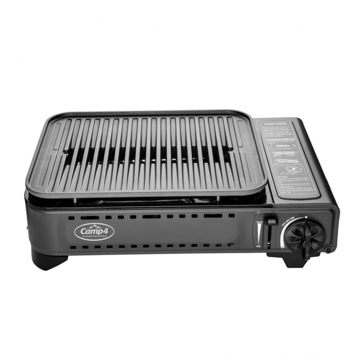 Camp4 Kaasugrilli Grillilevyllä ryhmässä Kotitalous & Keittiö / Grillit / Kaasugrillit @ Campmarket (79210)