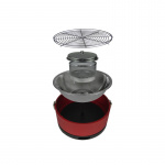 Pöytägrilli Vesuvio Ø33cm