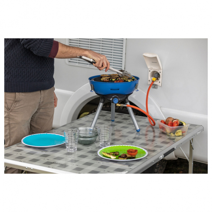 Party-Grill 400 Kaasuletkulla ja Pikaliittimellä ryhmässä Kotitalous & Keittiö / Grillit / Kaasugrillit @ Campmarket (79215)
