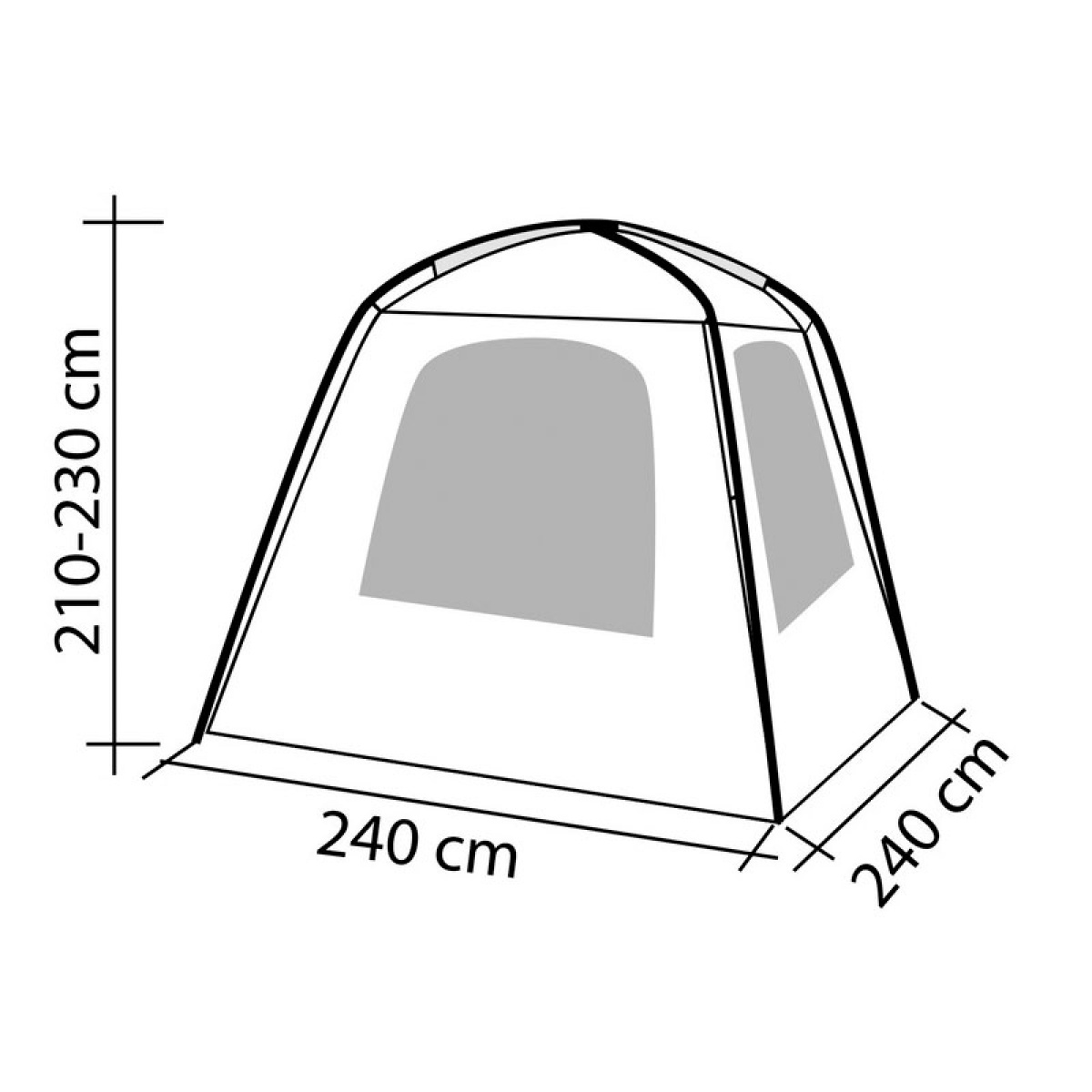 ReimoTent Takateltta MIniVan 2 Mini Camper-Vans ryhmässä Etuteltat & Markiisit / Muut Teltat @ Campmarket (79238)